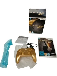 NINTENDO Wii GoldenEye 007 Collector's Edition Game & Gold Controller Boxed HDR - Picture 1 of 9