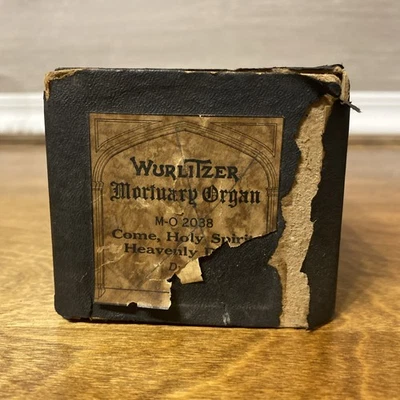 Рулон органа Wurlitzer Mortuary M-O 2038 Come Holy Spirit Heavenly Dove Dykes - Изображение 1 из 4