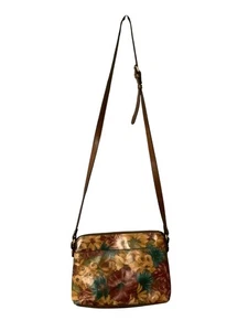 Bolso Bandolera Patricia Nash Avellino Fresco Ramo Cuero Floral Ajustable - Imagen 1 de 14