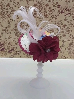 Oak 12th 1:12 1/12 Ladies handmade Hat hatstand dolls house Scale shop - Image 1 of 4