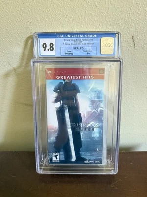 Crisis Core Final Fantasy VII Sony PSP Sealed Graded CGC 9.8 A++ Red Label 2009 - Image 1 of 4