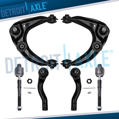 Front Upper Control Arms Tie Rods Kit for Ford Fusion Lincoln MKZ Zephyr Mercury - Image 1 of 4
