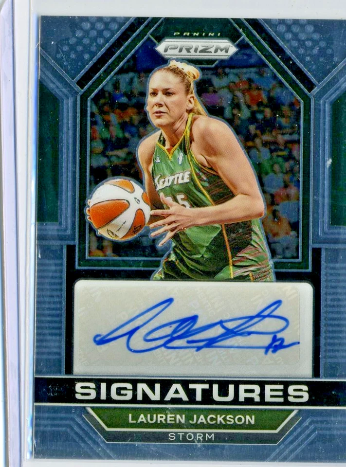 Lauren Jackson HOF  2023 WNBA Panini Signature Prizm Certified Autograph Auto - Image 1 of 1