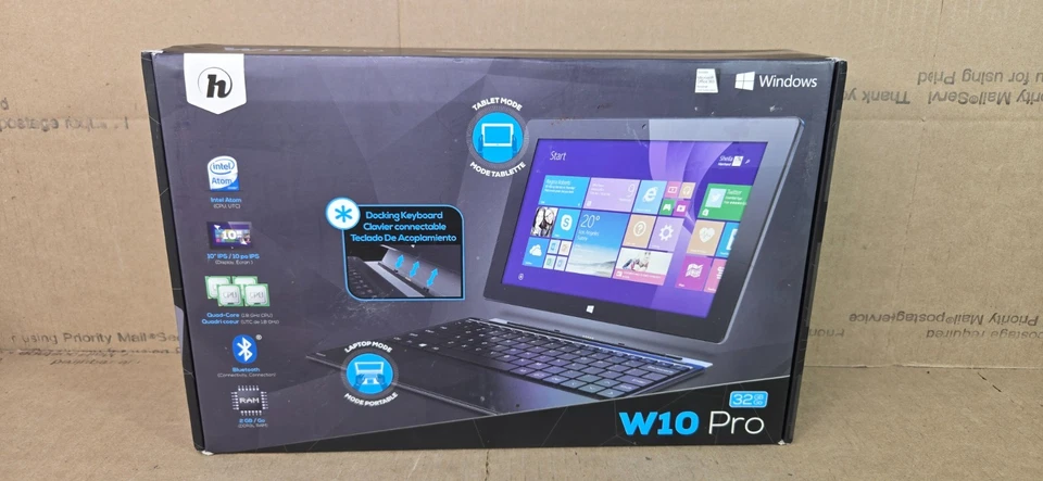 Hipstreet W10 Pro Windows 8.1 Intel Atom Quad Core 1.83GHz 2GB RAM 32GB Storage - Image 1 of 4