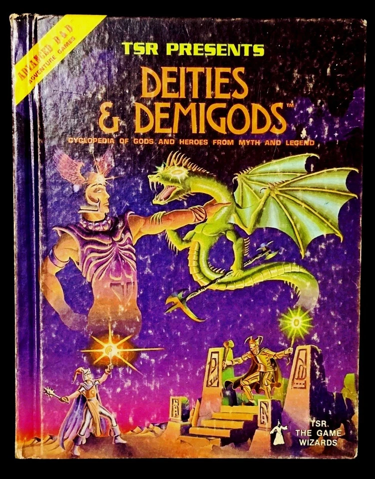 Primera impresión 1980 AD&D Deidades y semidioses con Cthulhu Y Mitos Melnibonéanos En muy buen estado+ Foto 1 de 4