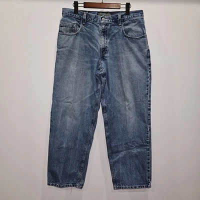 Pantalones de mezclilla vintage Y2K Levis SilverTab holgados para hombre 34x30 azul vintage Foto 1 de 4
