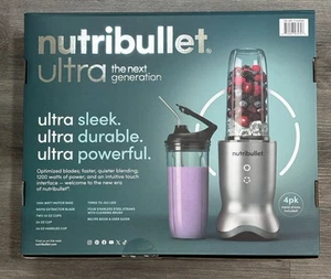 Nutribullet Ultra Deluxe Blender Model NB70500 14 Pc Set 1200 Watt New In Box - Picture 1 of 4