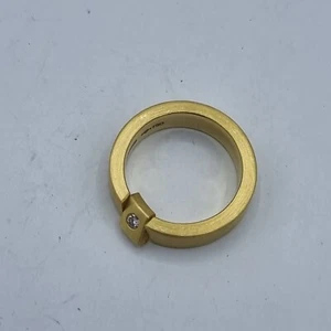 E32# Niessing Reverse Brillant Ring G - Gold 750 RG 53 ca. 0,03 ct - Bild 1 von 8