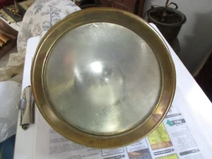 Antique Brass Lucas Headlamp 8in  maybe Rolls-Royce Bentley Morgan Rover Lagonda - Picture 1 of 16