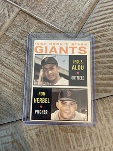 1964 Topps 1964 Giants Rookie Stars Jesus Alou / Ron Herbel RC Rookie Card #47