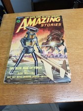 AMAZING STORIES FEB 1952-PULP SCIENCE FICTION THRILLS--ROBOT COVER--NEW COLLECTI