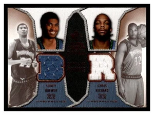2007 SP Rookie Threads Basketball #DRT-BR Brewer Richard BA16 - Picture 1 of 2