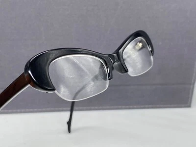 Eyeglasses Frames Woman Black Oval Cat Eye Madonna NP:232€ - Image 1 of 4