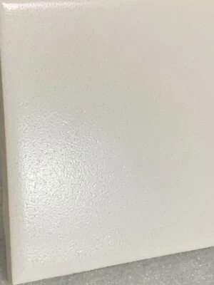 New Vintage Daltile Ceramic 4 1/4" X 4 1/4" Crystaltex  White D 1200 - Image 1 of 4