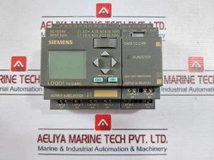 SIEMENS Logo! 12/24RC Logic Module 6ED1 052-1MD00-0BA6 with DM8 12/24R 4XDC - Picture 1 of 11