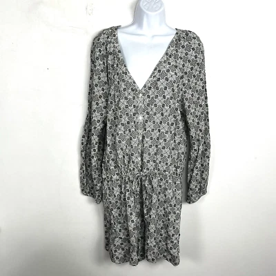 Mameluco para mujer Gap talla M negro blanco manga larga cuello en V NUEVO Foto 1 de 4