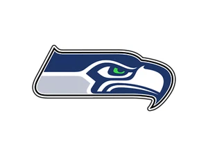 #0052 Seattle Seahawks Logo Football Aufkleber wasserdicht Vinyl Decal gestanztes Auto - Bild 1 von 1
