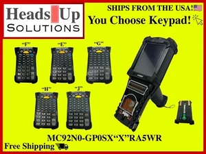 MC92N0-GP0SXERA5WR Mobile Computer with 1 Battery  / You Choose Keypad / Grade A - Picture 1 of 46