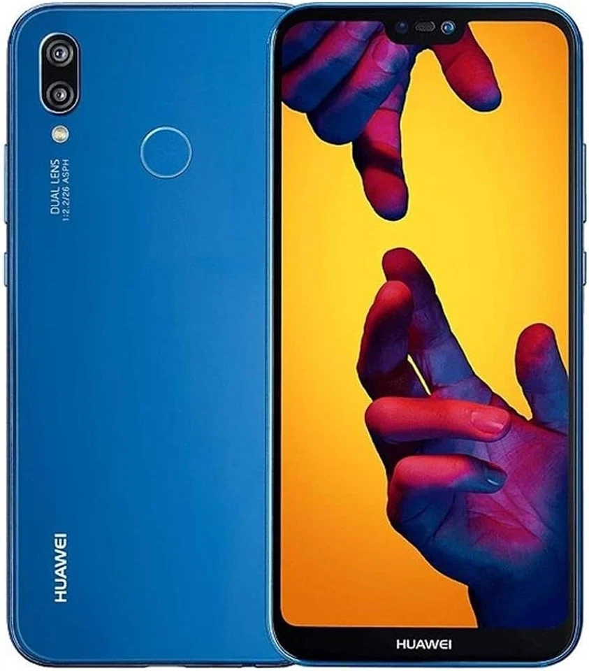 Huawei P20 Lite Smartphone Cellulare 64GB 4GB RAM DUAL SIM Android Google Blu - Immagine 1 di 1