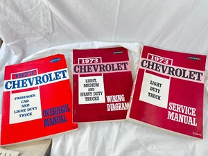 1973 Chevy Light Duty Truck Models: Service Manual, Wiring Diagrams, Overhaul - Picture 1 of 13