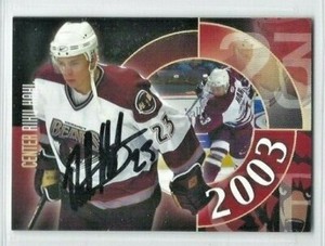 Riku Hahl 2002-03 Hershey Bears (AHL) autographed