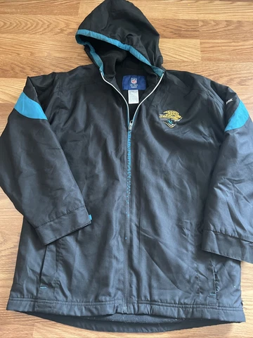 VTG Reebok NFL On Field Youth XL Jacksonville Jaguars Zip Up Youth Jacket Cover