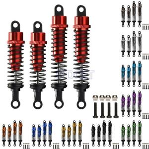 Aluminum Front 50-62mm & Rear 58-78mm Oil Shock Absorber For RC Car 1:16 / 1:18