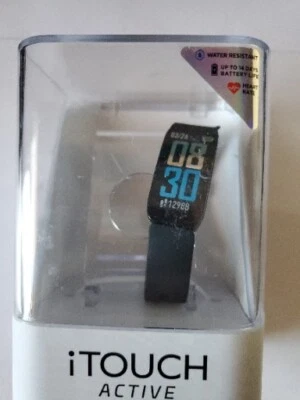 iTouch Active Smart Watch, Fitness Tracker, Heart Rate, Step Counter iOS/Android - Image 1 of 4