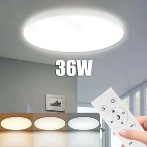 Plafoniera LED dimmerabile plafoniera soggiorno corridoio lampada con telecomando - Foto 1 di 14