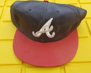 Gorra de béisbol bordada MLB de colección de los Atlanta Braves de los años 80-90 - Imagen 1 de 4