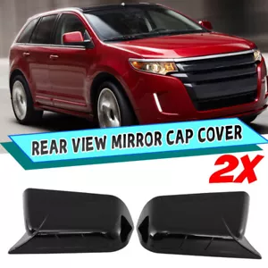 2x Para Ford Edge 2007-2014 Conductor + Pasajero Espejo Lateral Cubierta Tapa Borde, - Imagen 1 de 13
