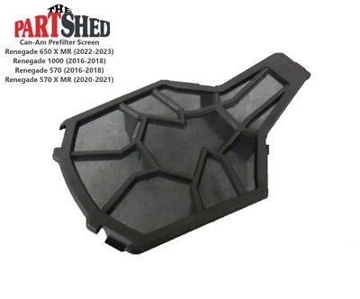 Pantalla de prefiltro Can-Am 705010922 OEM para Renegade 570 1000R (2016-2023) Foto 1 de 4