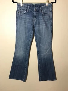Women's 7 For All Mankind | Lexie Petite A-Pocket Flare in Light Blue, Size 26 - Picture 1 of 5
