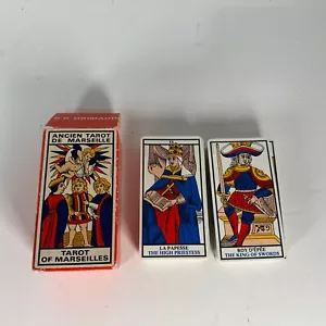 Vintage Tarot of Marseilles by BP Grimaud, made in France VTG 1963 ! 78 cards - Picture 1 of 11