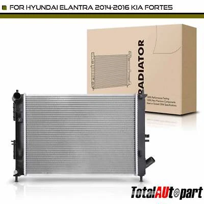 Алюминиевый радиатор для Hyundai Elantra 2014-2016 Kia Forte5 16-17 механическая коробка передач. - Изображение 1 из 4