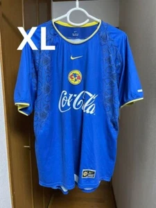 CLUB AMERICA 2002 2003 Away Blue JERSEY Camiseta Shirt VINTAGE Nike From Japan - Picture 1 of 7