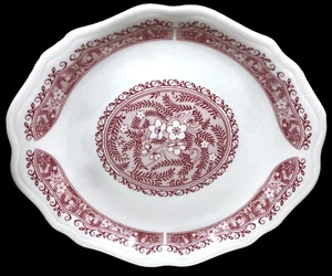 Vintage Syracuse China Strawberry Hill Platter Pink & White Floral Pattern 9.5" - Picture 1 of 4