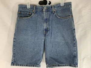 LEVI’S Mens 505 Denim Jean Shorts Size 34 L Regular Fit - Picture 1 of 6