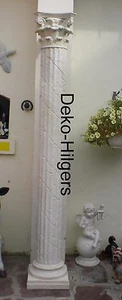 Halb Säule Groß Dekosäule Podest Garten Säulen Tisch Wohnen Auf Alt Optik Cre 45 - Bild 1 von 5
