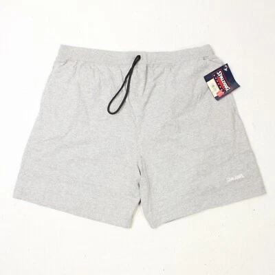 Vintage 90's Spalding Gym Fleece Sweat Shorts Basketball Embroidered Logo Sz 2XL - Image 1 of 4