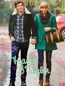 Harry Styles, One Direction, Taylor Swift, Full Page Vintage Pinup - Picture 1 of 1