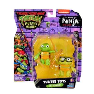 Playmates TMNT Teenage Ninja Turtles Mutant Mayhem Leo Donnie TOTS (Target) NEW - image 1 of 4