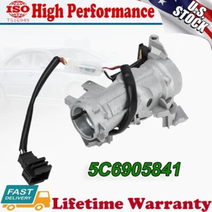 Ignition Lock Switch Housing 5C6905841 For Volkswagen Beetle Jetta Sedan 2011-18 - Picture 1 of 15