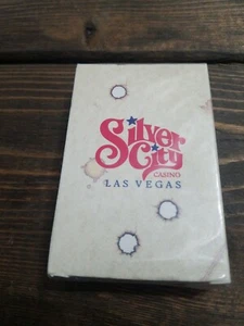 Baraja de cartas de coleccionista de casino Silver City de Las Vegas - Sellada de fábrica - Imagen 1 de 12