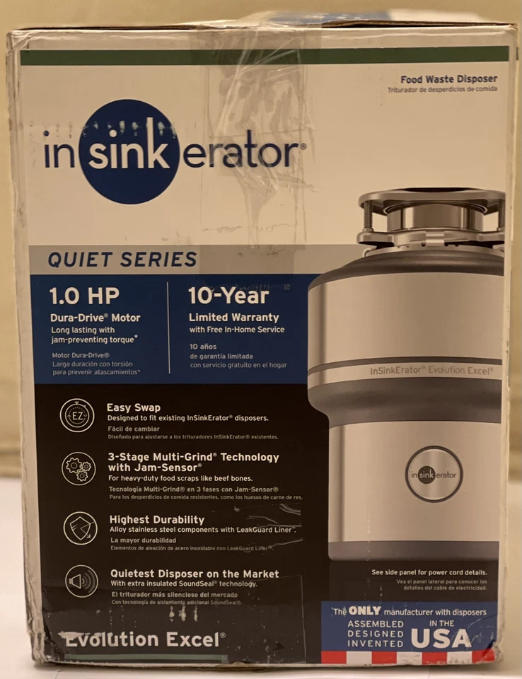 Eliminador de basura de residuos de alimentos InSinkErator Evolution Excel 1 HP  Foto 1 de 1
