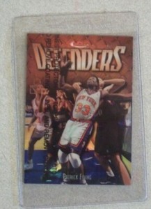 1997 98 Topps Finest Basketball Defenders Patrick Ewing # 216 - Common Refractor