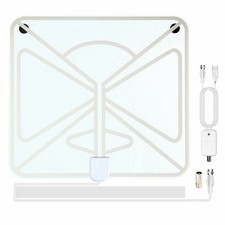 New HD Digital TV Antenna Kit-80 Mile Range TV Antenna, Powerful HDTV Ampli C9X7