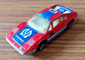 Matchbox Ferrari 308 Gtb No.39 Pioneer Racing Car Red Blue 1981 - Picture 1 of 4