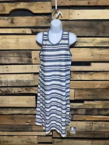 Matty M Women's Side Slit Sleeveless Scoop Neck Relaxed Fit Midi Tank Dress Med - Picture 1 of 6