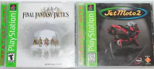 Playstation PS1 BUNDLE Final Fantasy Tactics & Jet Moto 2 CIB Handbücher dabei - Bild 1 von 6